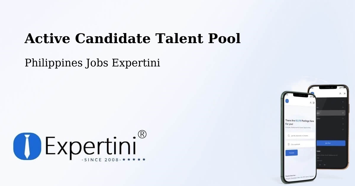 Active Candidate Talent Pool - Philippines Jobs Expertini