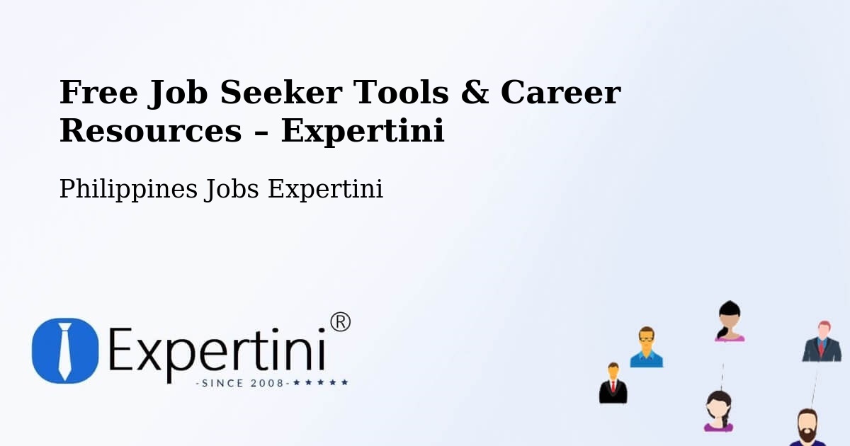 Free Job Seeker Tools & Career Resources – Lapi - Lapi, Philippines Jobs Expertini