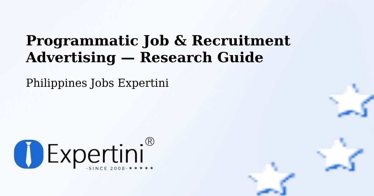 Programmatic Job & Recruitment Advertising — Research Guide – Lapi