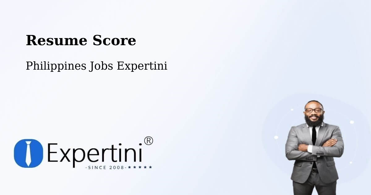 Resume Score & Job Description Match Tool – Lapi - Philippines Jobs Expertini